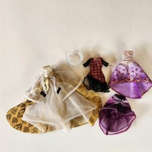 Lot of Ever After Doll Clothes Cerise Apple Winter Accessories Skirt Dress